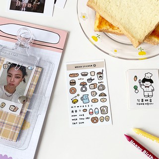 Sticker Trang Trí Điện Thoại Hình Bánh Mì Sữa