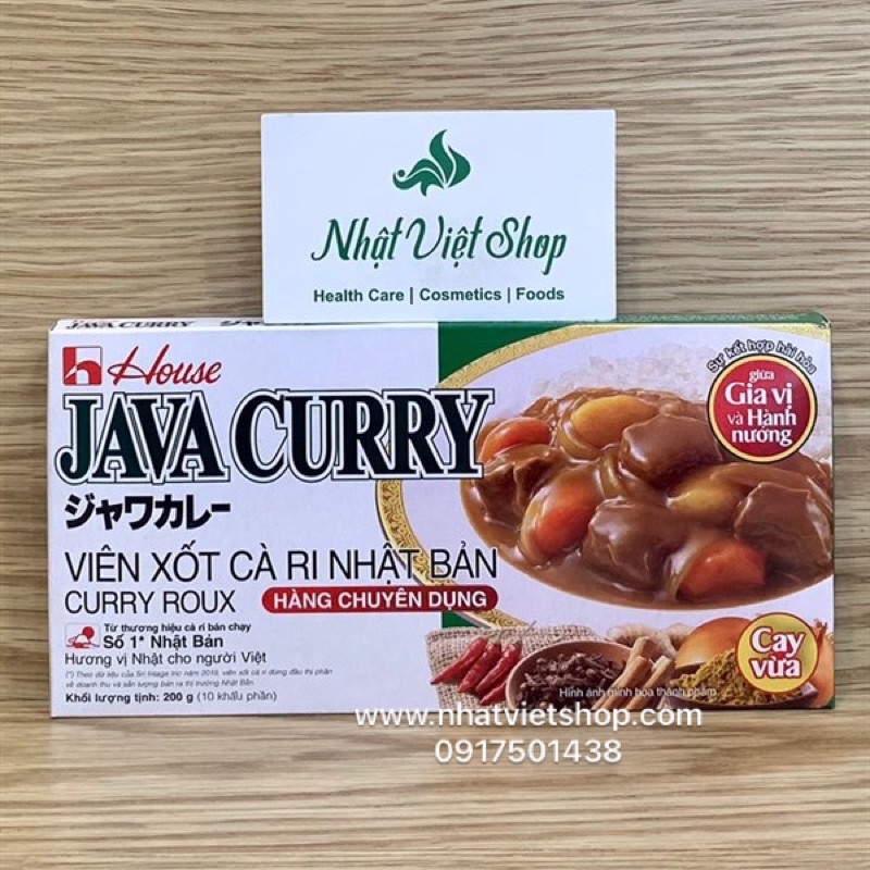 Combo 2 Hộp Viên Xốt Cà Ri Nhật Bản Java Curry 200g