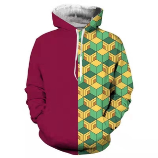 Áo Hoodie In Hình 3d Anime Tomika Giyuu