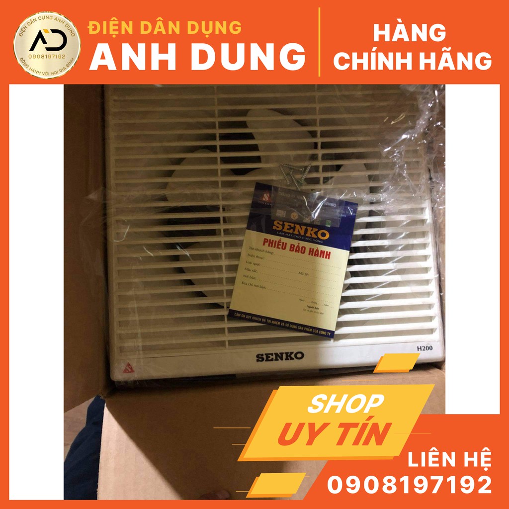 Quạt hút tường 2 chiều (hút và thổi) Senko H200