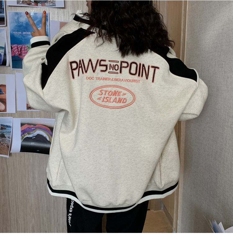 Áo khoác cardigan tay dài màu sắc nổi bật size lớn phong cách Mỹ retro thời trang xuân thu cho nữ | BigBuy360 - bigbuy360.vn