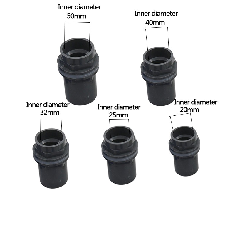 Đầu Nối Ống Nước Bể Cá 20/25/32/40/50mm