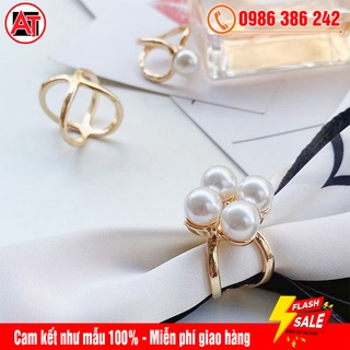 Khuy cố định khăn, kẹp giữ khăn choàng dễ dàng thắt tạo kiểu cho hình dáng khăn lụa, khăn choàng