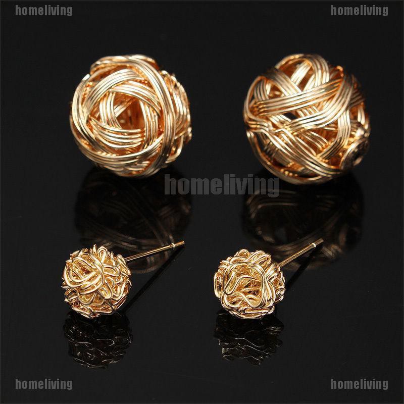 [homeliving] Khuyên Tai Hạt Ngọc Trai Hai Mặt