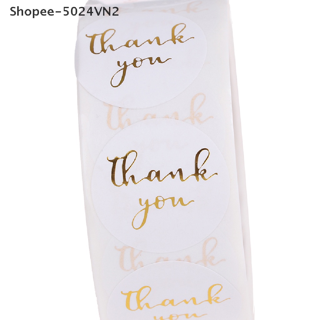 Cuộn 500 Nhãn Dán THANK YOU Trang Trí Sổ Tay Z