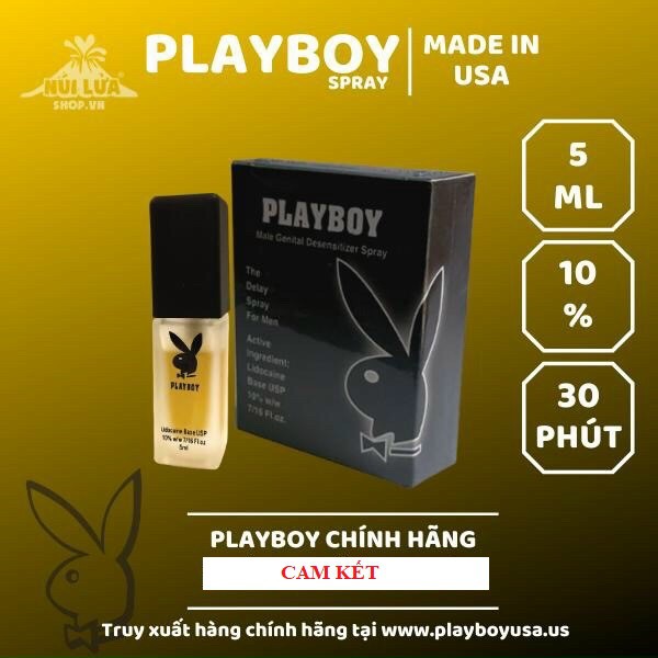 [100% chính hãng] Playboy chai xịt khoáng tai thỏ tình yêu - Hiệu Quả cho phái mạnh - 5 ml