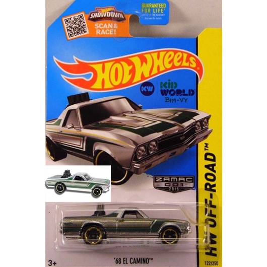 Xe mô hình Hot Wheels Zamac 2015 '68 El Camino CFJ83