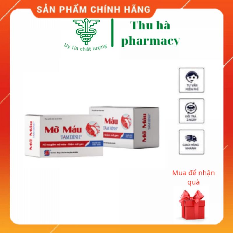 MỠ MÁU TÂM BÌNH hỗ trợ giảm mỡ gan, hỗ trợ giảm mỡ máu