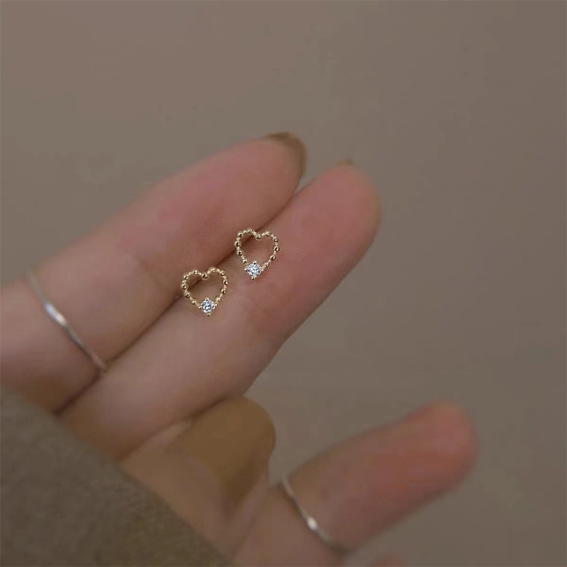 Bông Tai Hình Bướm Đính Đá Zircon Tua Rua Đơn Giản Sang Trọng Thời Trang Cho Nữ