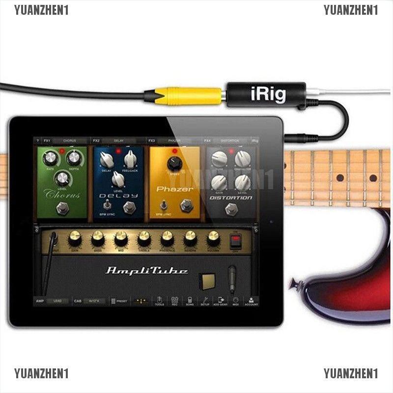 Cáp chuyển đổi giao diện IRig gắn guitar và điện thoại