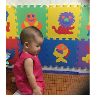 Bộ Thảm Xốp Âu Lạc Ghép Chữ Số 30x30 12 Tấm Hàng Đẹp