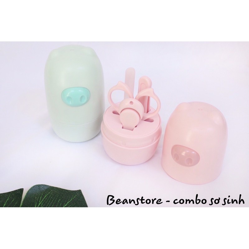 Bộ bấm móng hình heo cho bé yêu