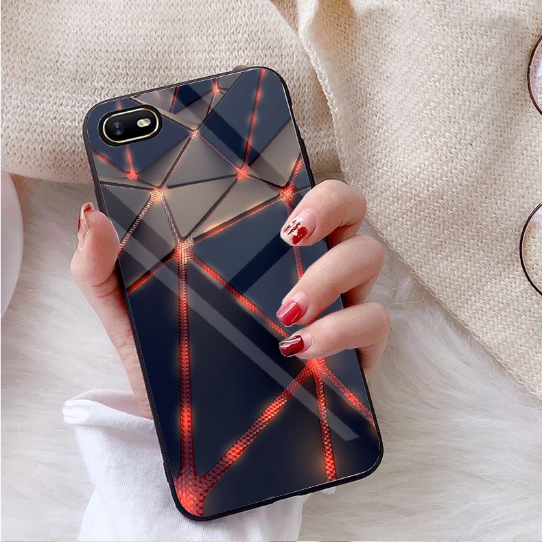 Ốp Lưng OPPO A1k Mặt kính gương sáng bóng cao cấp