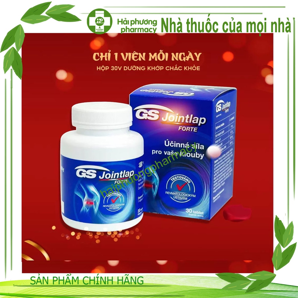 GS Jointlap Forte Viên Dưỡng Khớp Giúp Nuôi Dưỡng,Tăng Cường Dưỡng Chất Cho Sụn Khớp Cộng Hòa Séc