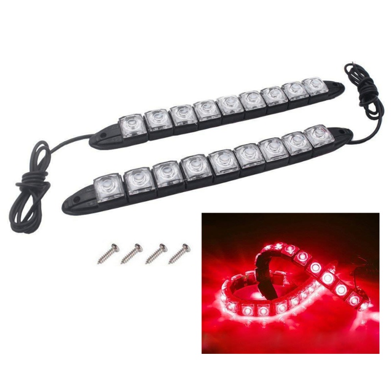 Dải Đèn LED DRL 12V Linh Hoạt Chống Thấm Nước Trang Trí Đèn Pha / Đèn Xi Nhan Cho Xe Hơi