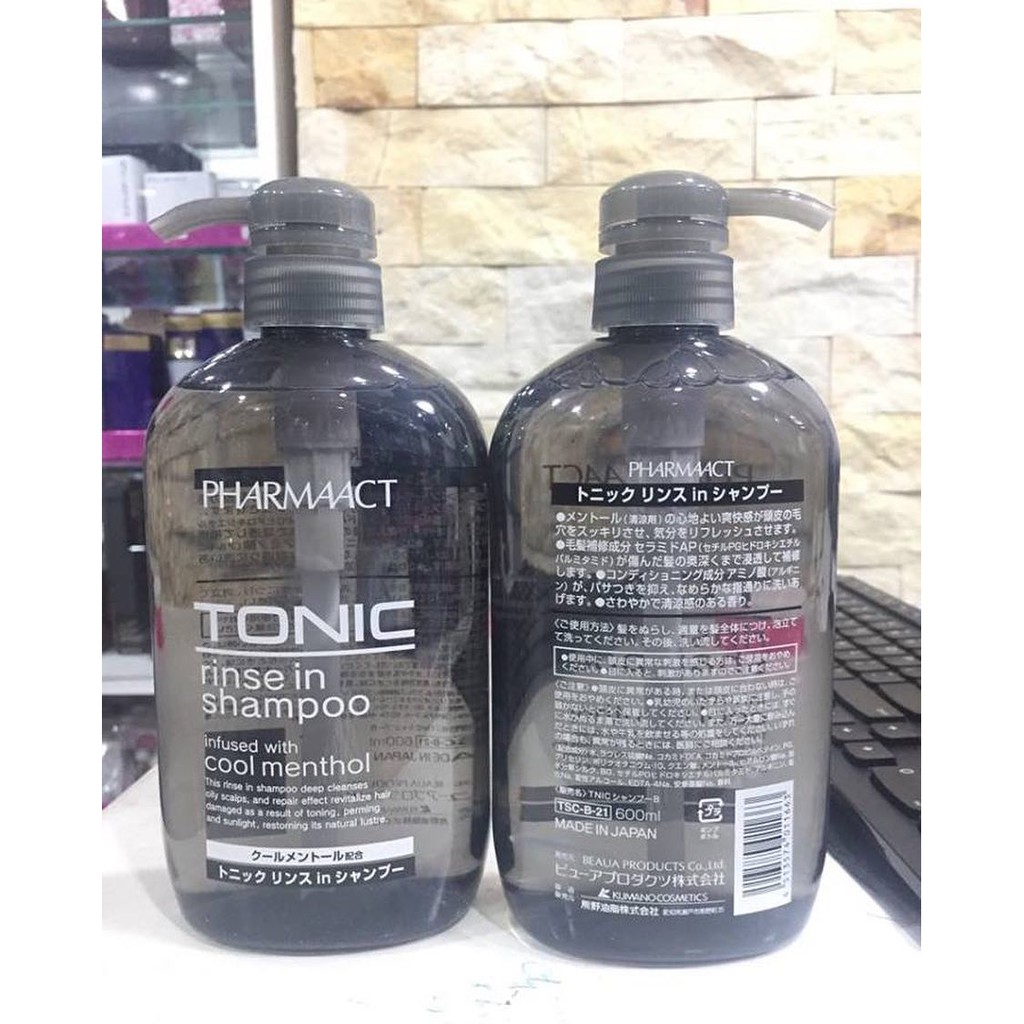 DẦU GỘI BẠC HÀ CHO NAM PHARMAACT TONIC NHẬT BẢN (600ML) - HÀNG NỘI ĐỊA NHẬT , BẠC HÀ MÁT LẠNH | BigBuy360 - bigbuy360.vn