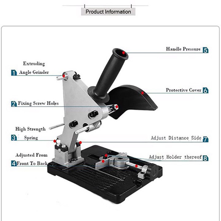 Đế kẹp chuyển máy mài thành máy cắt TZ-6103