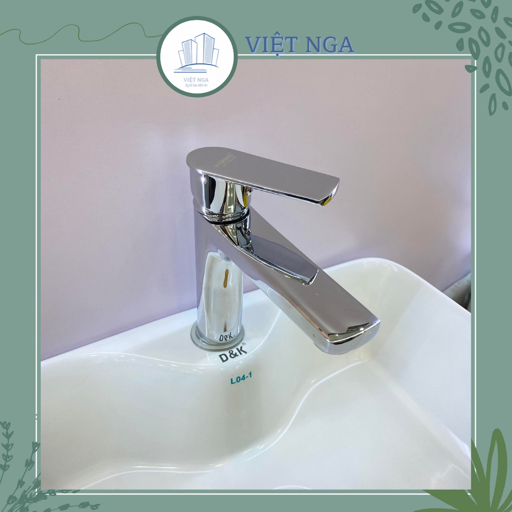 Vòi rửa mặt 1 lỗ nóng lạnh FAUCET Bảo hàng 2 năm | tặng kèm dây cấp