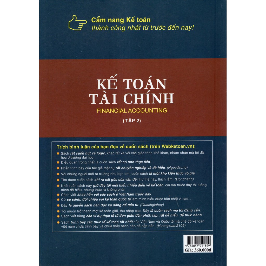 Sách - Kế Toán Tài chính Tập 2 ( Trần Xuân Nam )