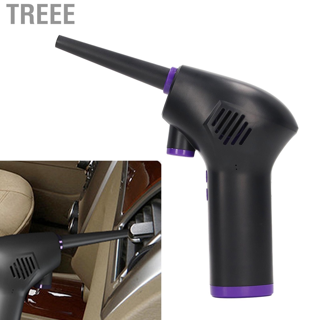 Electric Air Duster 45000RPM Powerful Dust Blower Keyboard Cleaner Rechargeable Portable