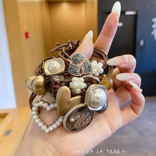 Dây buộc tóc,[Set 60] chun buộc tóc Hàn Quốc nhiều mẫu siêu xinh.