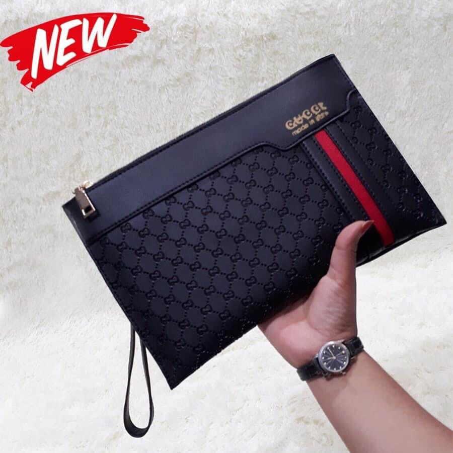 Ví Cầm Tay Clutch Nam Cao Cấp Da Nappa Mềm Đẹp Nhiều Ngăn Đựng Ipad Điện Thoại Tiền Siêu Tiện Dụng