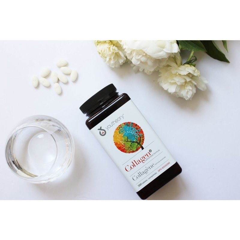 Mẫu Mới Nhất Viên Uống Bổ Sung Collagen Youtheory +BIOTIN Chính Hãng Mỹ 390 Viên Type 1,2&amp;3