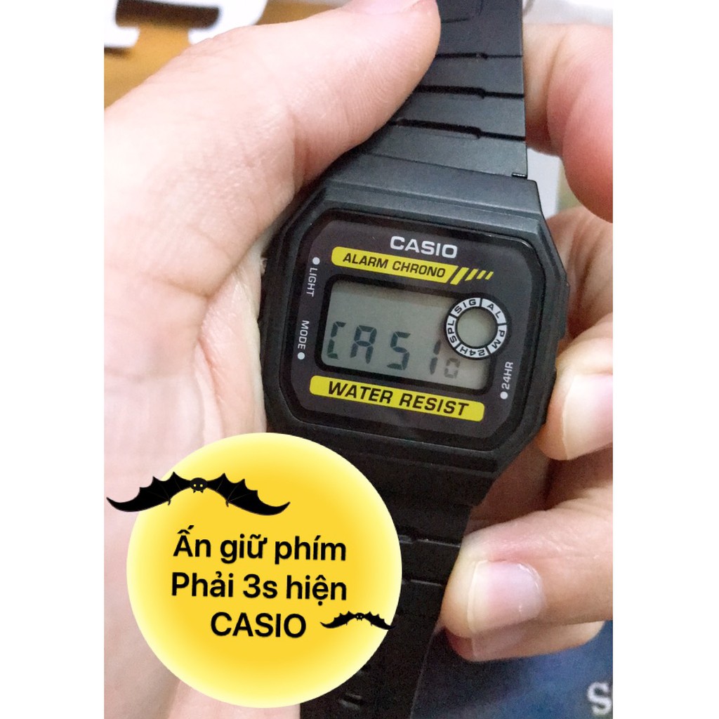 Đồng hồ nam Ca si ô F-94WA-9DG chống nước bơi lội đi mưa thoải mái | BigBuy360 - bigbuy360.vn