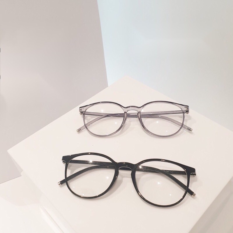 Kính mắt tròn gọng dẻo siêu nhẹ Hàn Quốc