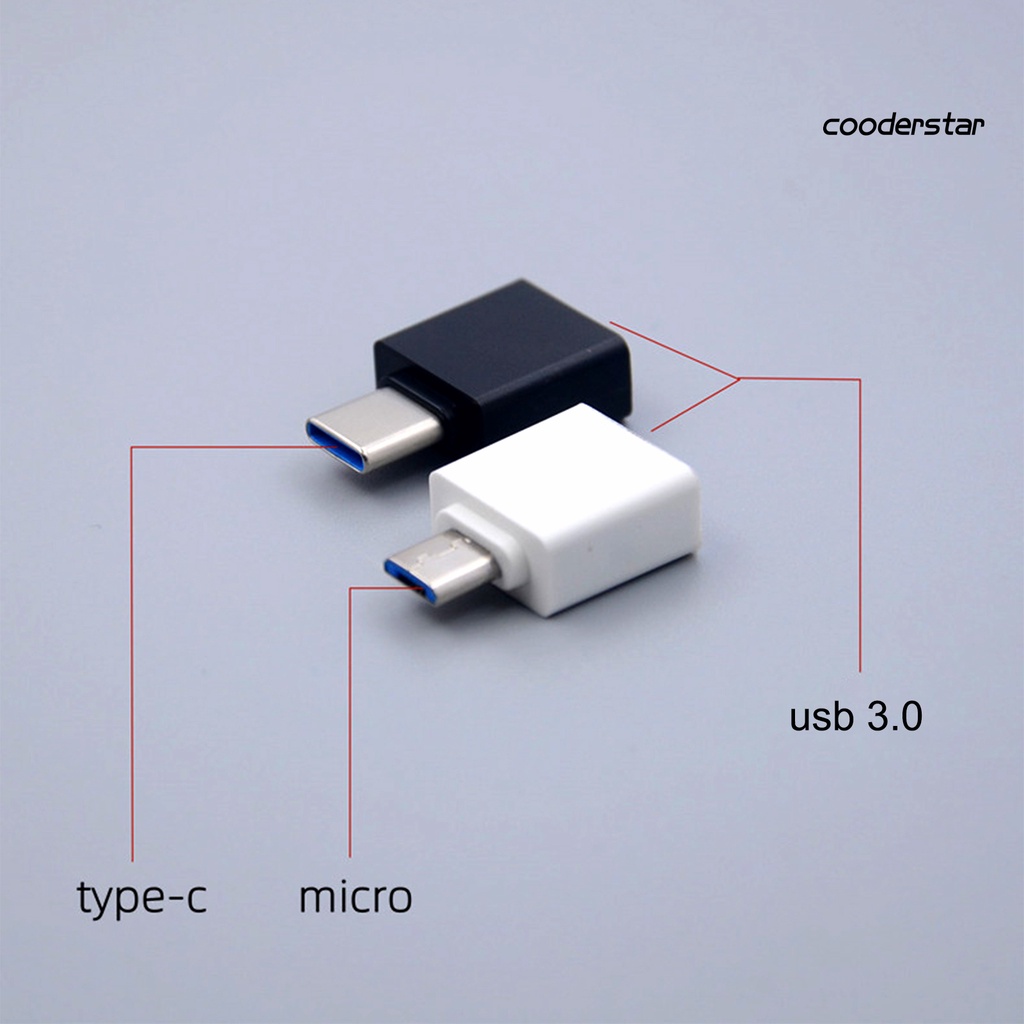 Set 2 đầu chuyển đổi usb sang type-c/micro thông dụng cho điện thoại