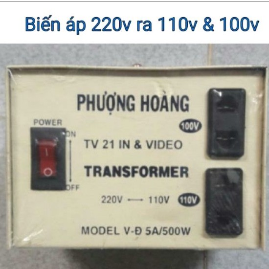 biến áp 110v 500w