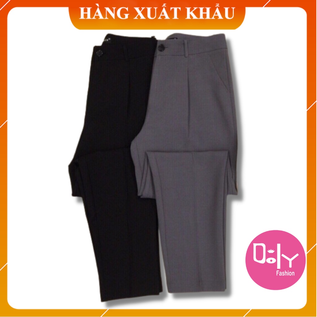 ஐ☈Quần tây nữ công sở FORM ĐẸP - khóa giữa vải tuyết mưa cực mịn Đi làm học chơi đều xinh