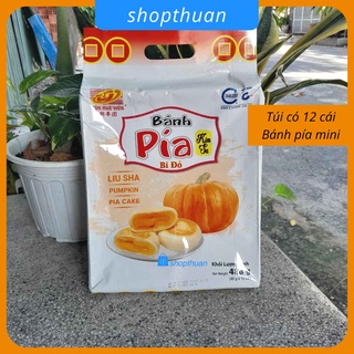 Bánh pía kim sa bí đỏ 480gr ( 12 cái ) - Bánh pía mini
