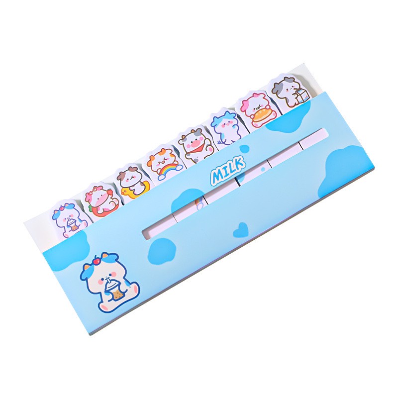 Bộ Bookmark 120 tờ giấy đánh dấu trang xinh xắn dễ thương Sồi House