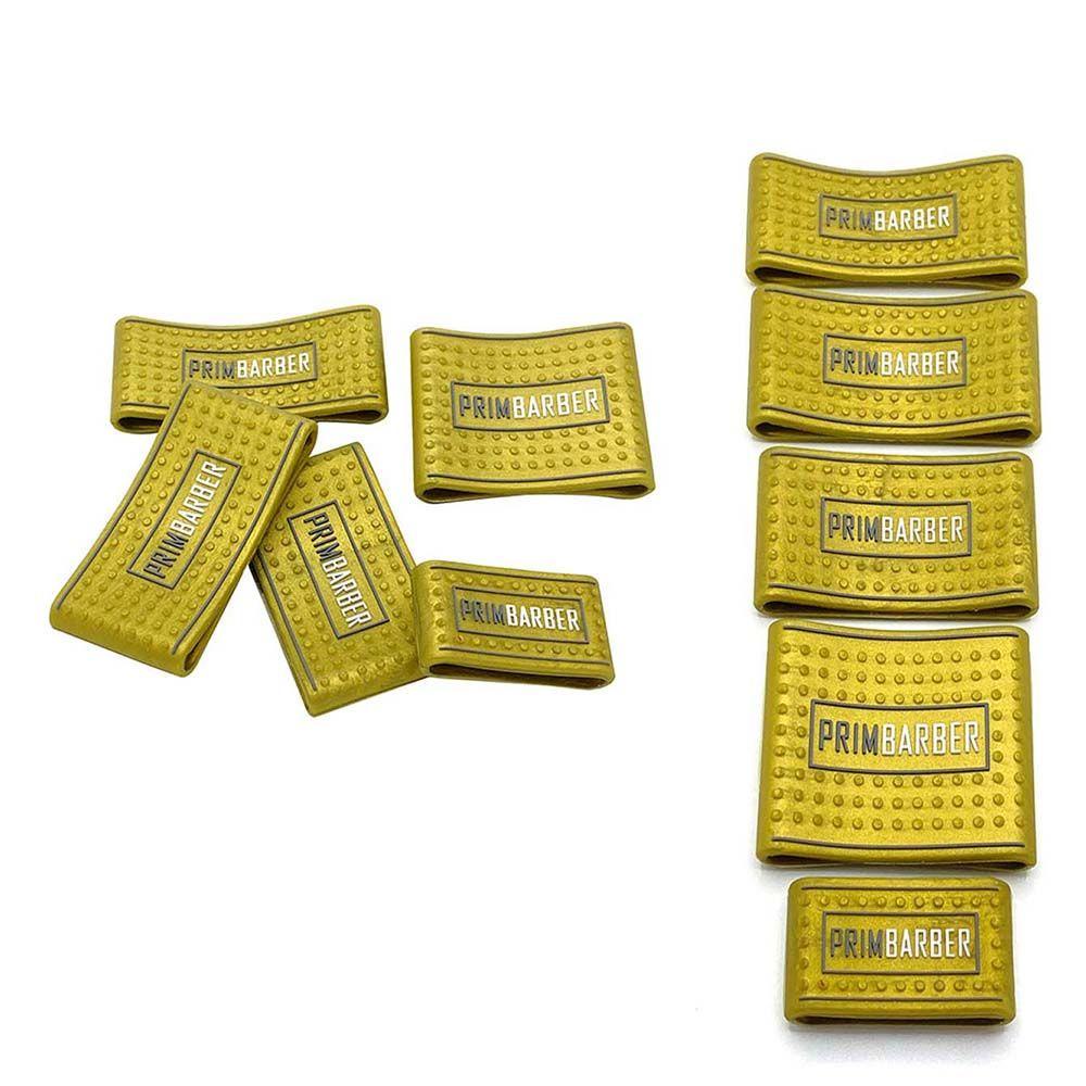 Bộ 5 Dây Silicone Kháng Nhiệt Chống Trượt Dùng Cắt Tóc Tiện Dụng