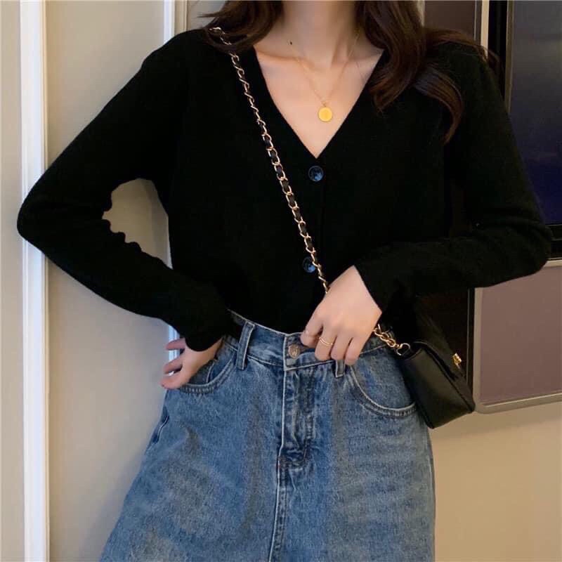 🦋XẢ HÀNG🦋ÁO LEN CADIGAN DÀI TAY🦋ÁO LEN NỮ TAY DÀI DÀY DẶN CHẤT VẢI LEN TĂM🦋 | BigBuy360 - bigbuy360.vn