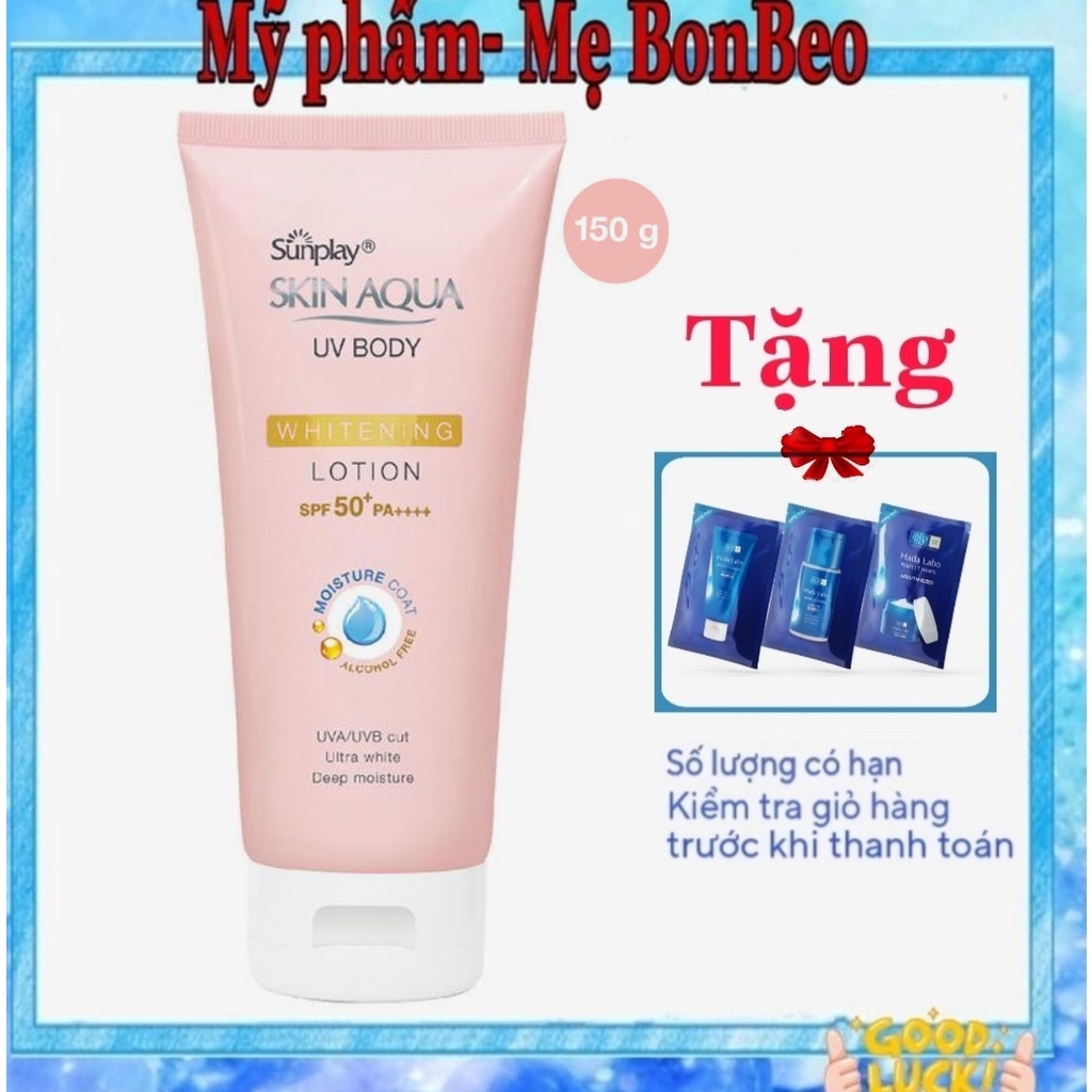 Kem chống nắng dưỡng thể trắng mịn Sunplay Skin Aqua UV Body SPF 50+ PA++++ (150g)