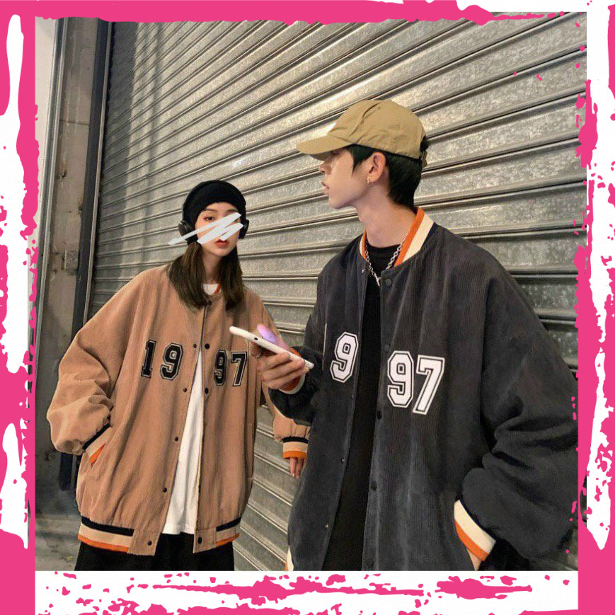 Áo Khoác Bomber Nhung Nữ Nam😜 Free Ship😜 Áo Nhung Tăm Thêu Chữ Hàng Cao CấpSTARMART