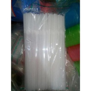1gói ống hút gấp trắng