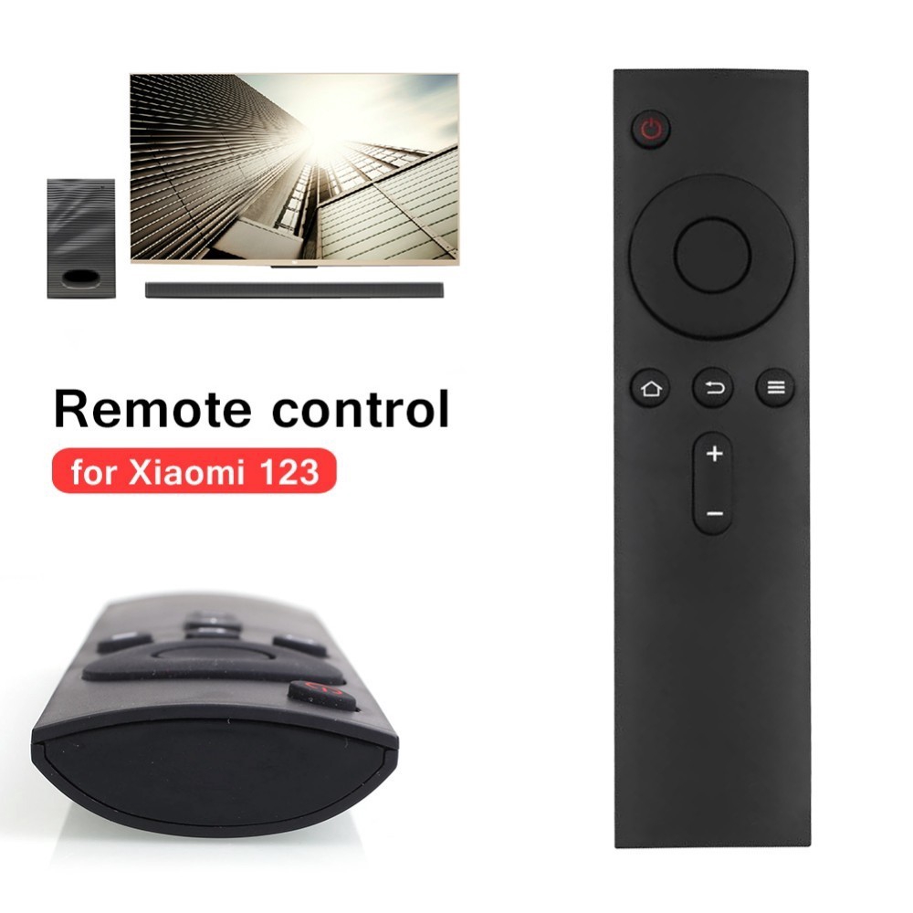 Đen Điều Khiển Từ Xa Thay Thế Cho Xiaomi Mi Tv Set-top Box 3 2 1