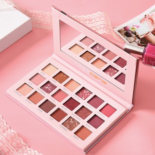 Bảng phấn mắt 18 màu Treeceng New Nude Hàng nội địa Trung dupe Huda (tặng bộ cọ)