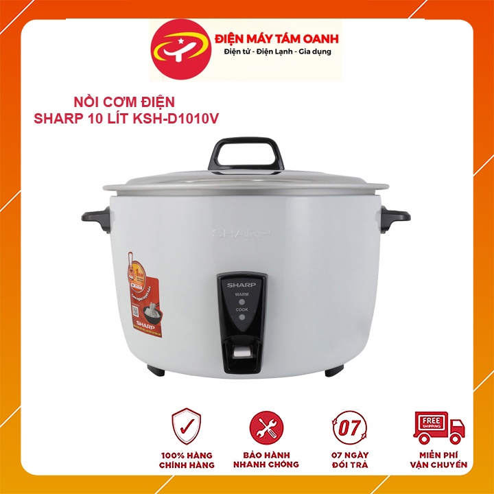 Nồi cơm điện cơ Sharp 10 lít KSH-D1010V