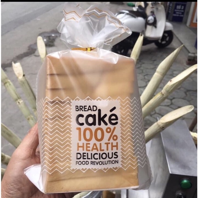 Sét 10c Túi đựng bánh mì Bread Cake dùng đựng bánh mì hoa cúc, sandwich...