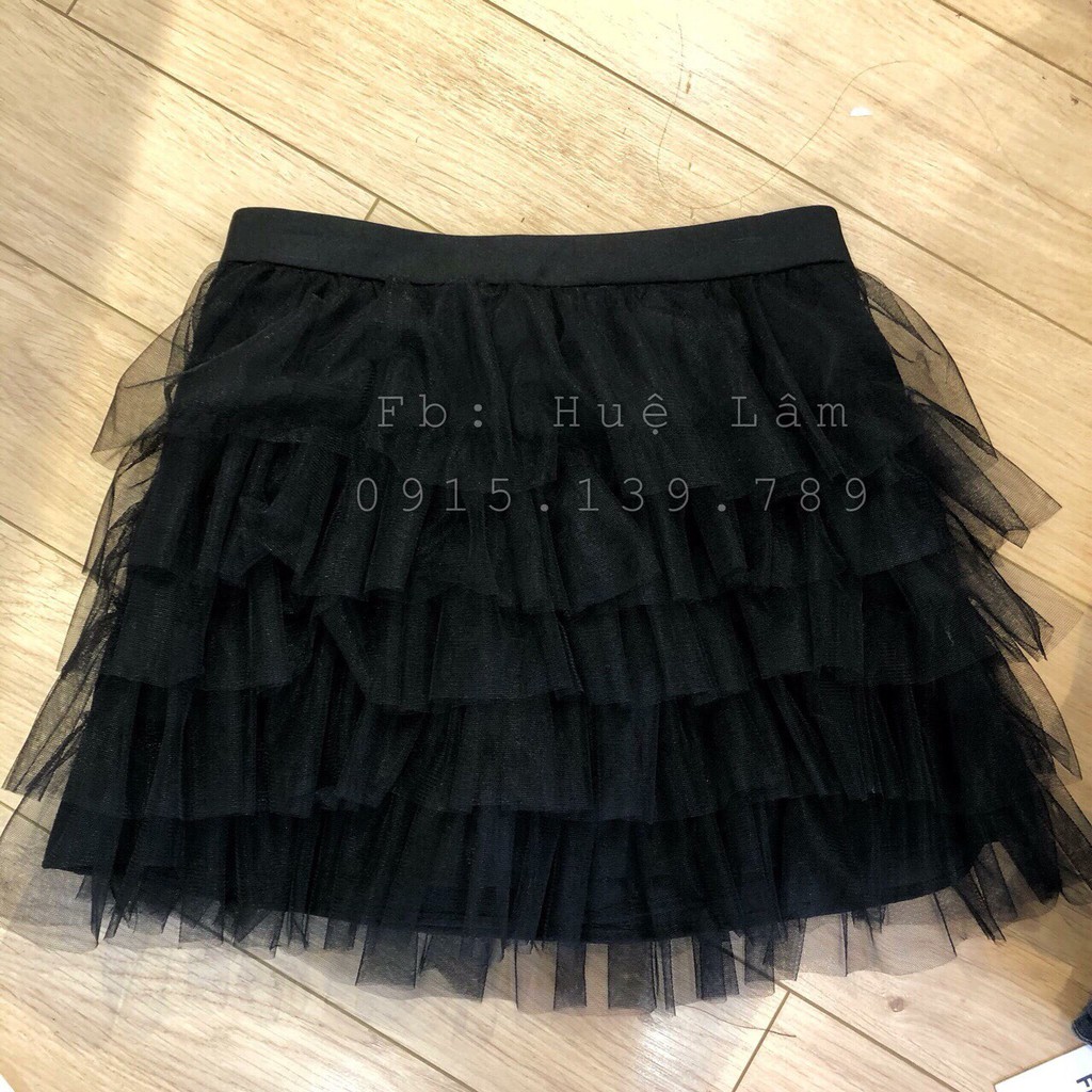 CHÂN VÁY LƯỚI NGẮN TẦNG CV1611 154mc | BigBuy360 - bigbuy360.vn