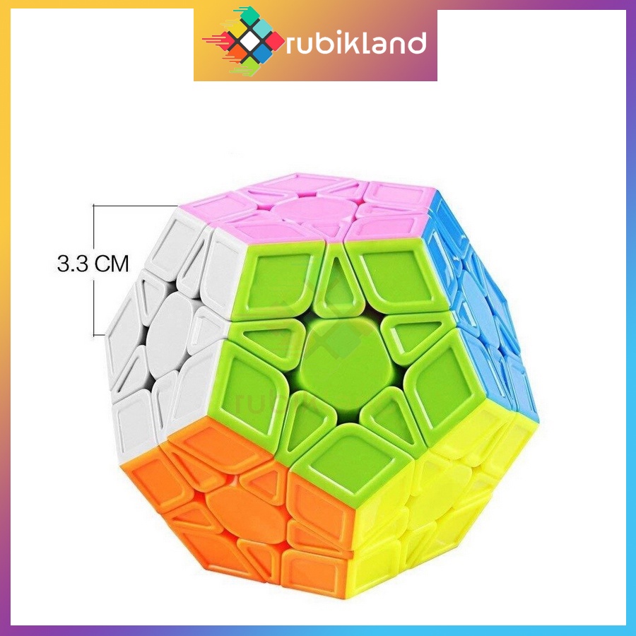 Rubik Megaminx 3x3 QiYi QiHeng S Rubic Biến Thể 12 Mặt Stickerless Cao Cấp Đồ Chơi Trẻ Em