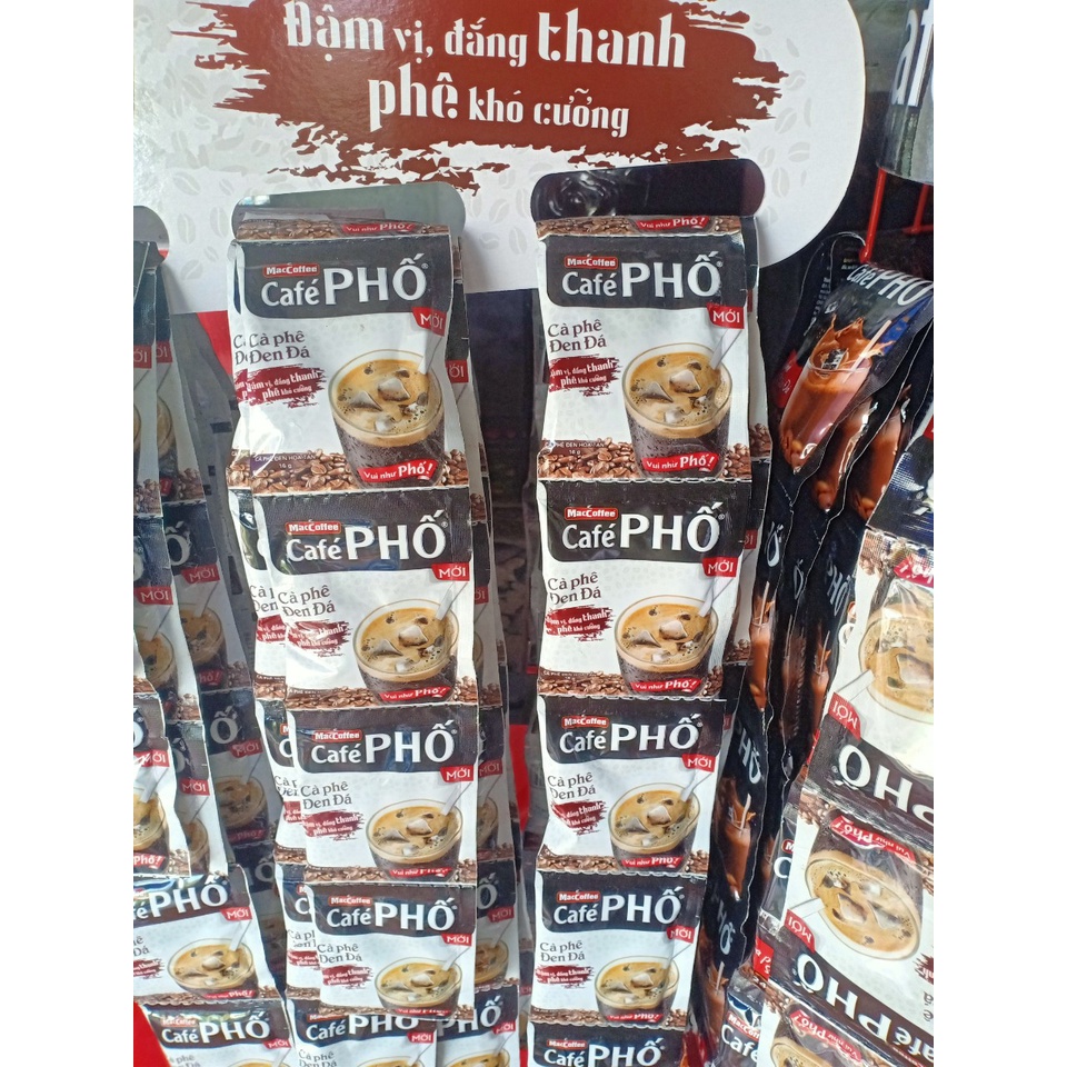 Cà Phê Phố Đen Đá ( Dây 10 gói x 16g) | BigBuy360 - bigbuy360.vn