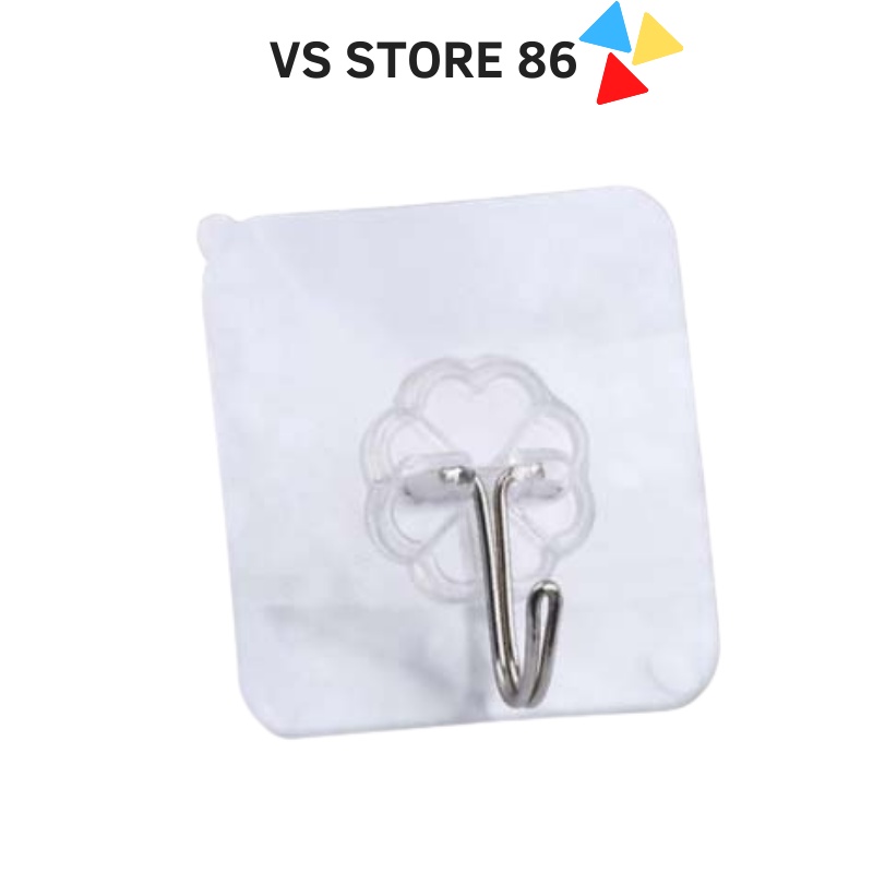 Móc Dán Tường Siêu Dính,Trong Suốt Chịu Lực Tốt Treo Tường Chắc Chắn 6*6 cm - Móc dính tường
