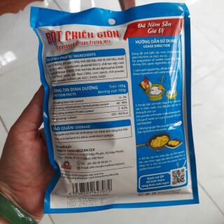Bột chiên giòn Mezan 150g (bột pha nước)