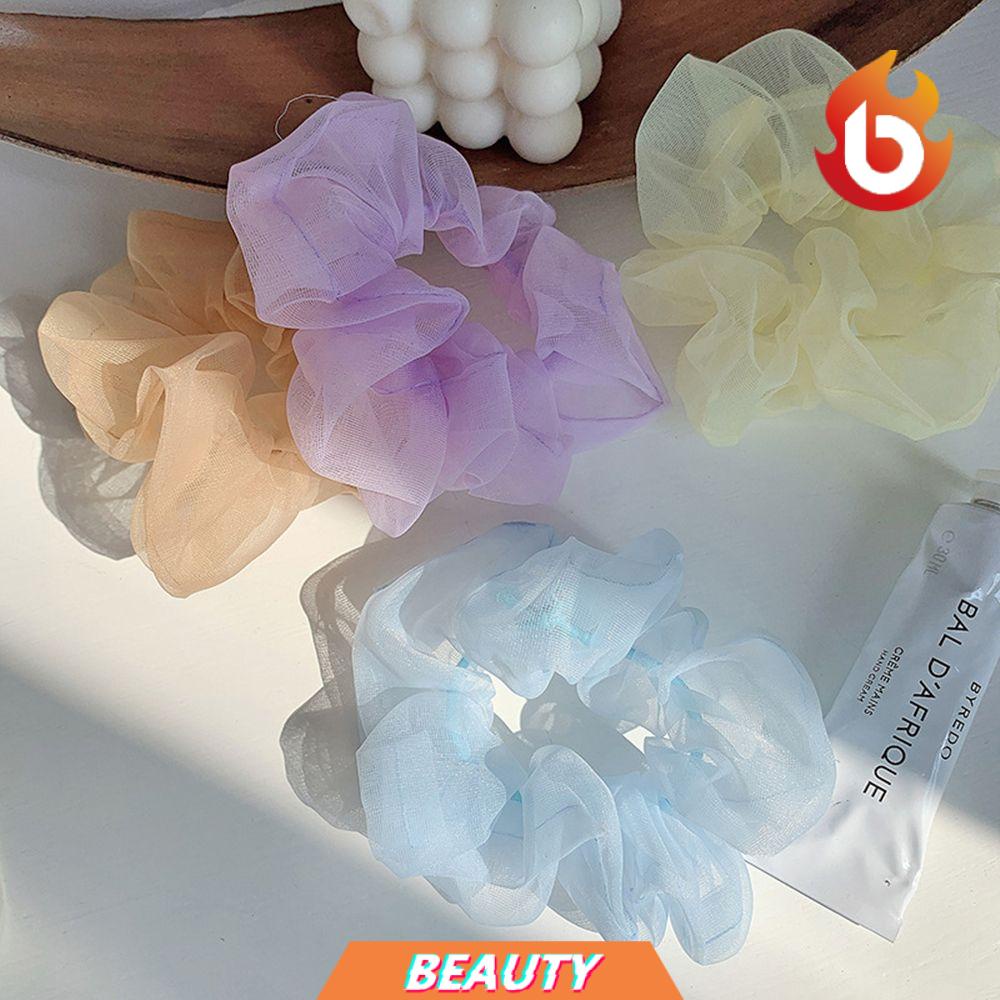 Dây Buộc Tóc Cao Su Co Giãn Nhiều Màu Sắc Thiết Kế Đơn Giản Thời Trang Cho Nữ