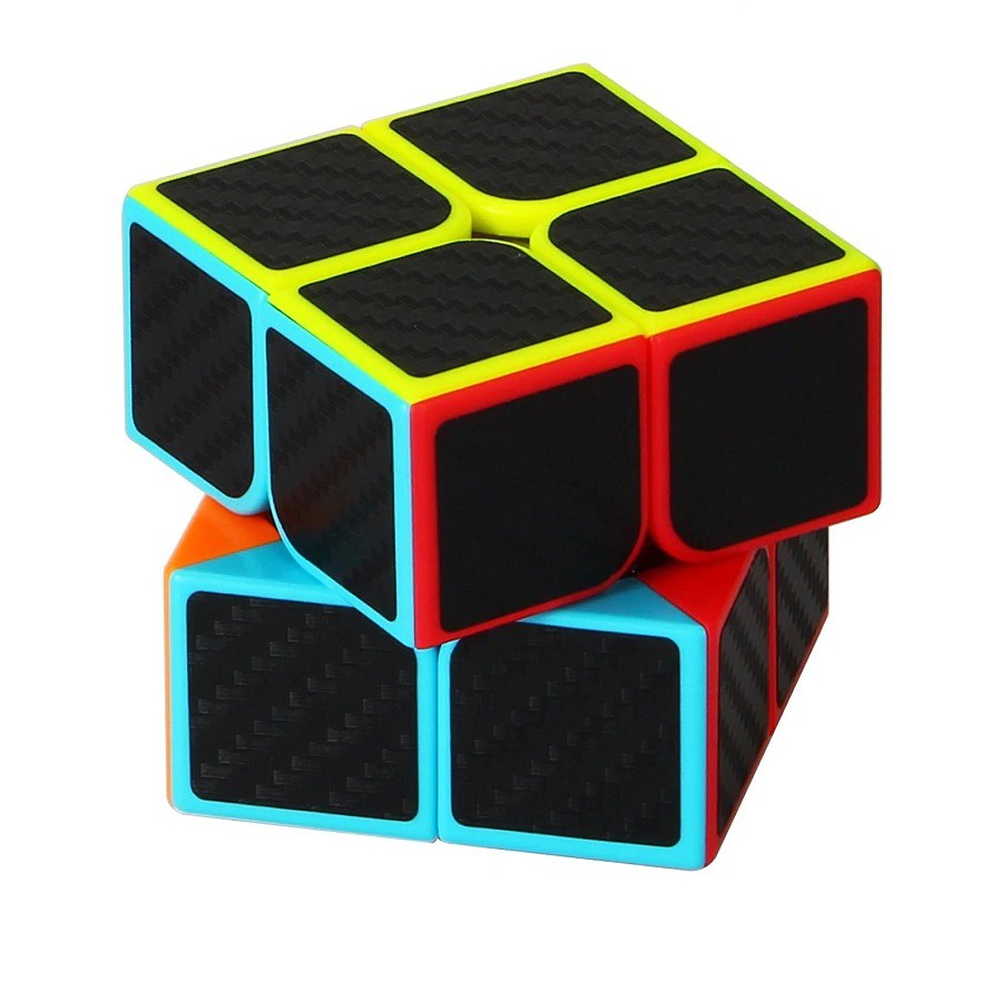 Rubik 2x2 Carbon Qiyi - Rubik 2x2 Cacbon đồ chơi phát triển trí não IQ